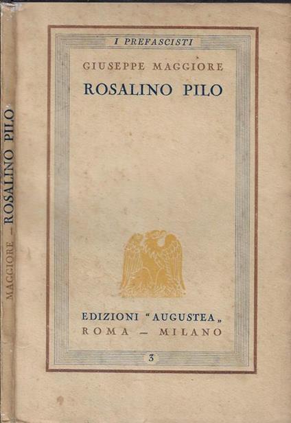 Rosalino Pilo - Giuseppe Maggiore - copertina