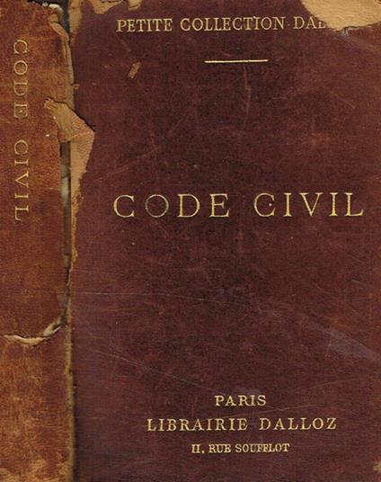 Code Civil annoté d'apres la doctrine et la jurisprudence - copertina