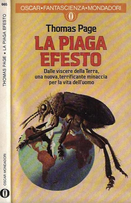La piaga Efesto - Thomas Page - copertina