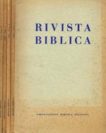 Rivista biblica. Organo dell'Associazione Biblica Italiana. Anno XIV, 1966, fasc.I III IV e supplemento