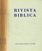 Rivista biblica. Organo dell'Associazione Biblica Italiana. Anno XII, 1964, fasc.I II IV e supplemento