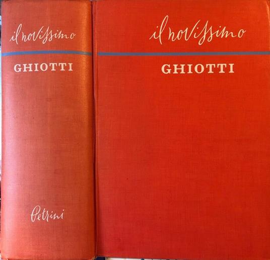 Il novissimo Ghiotti - Candido Ghiotti - copertina