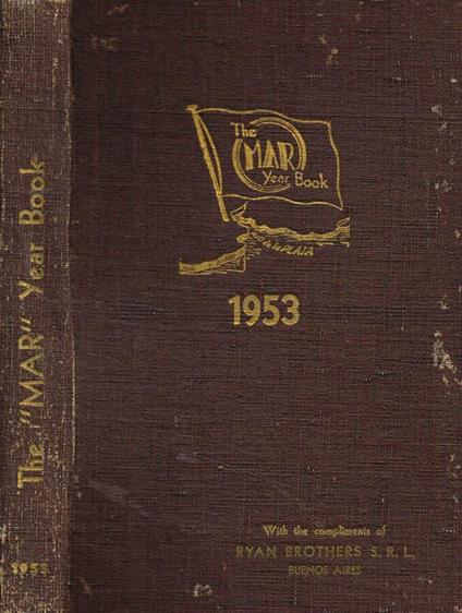 The mar year book. River plate manual. Anuario mar. 1953 - copertina