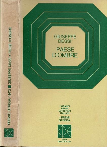 Paese d'ombre - Giuseppe Dessì - copertina