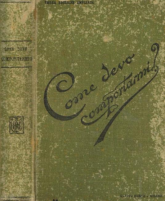 Come devo comportarmi? - Anna Vertua Gentile - copertina