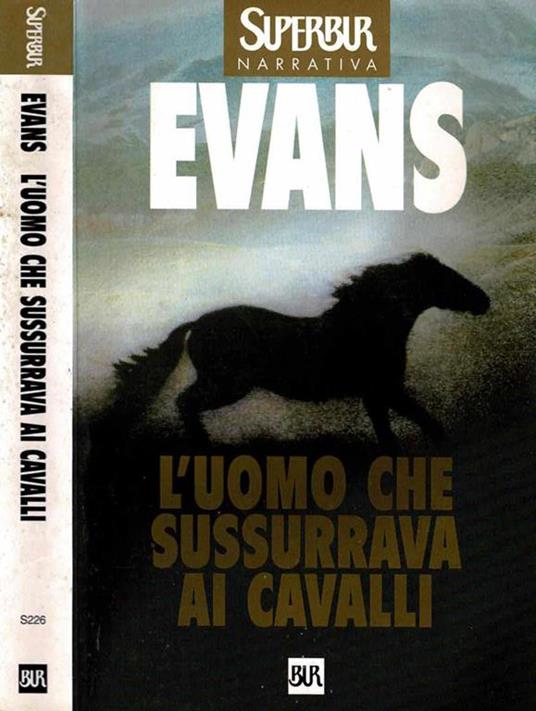 L' uomo che sussurrava ai cavalli - Nicholas Evans - copertina