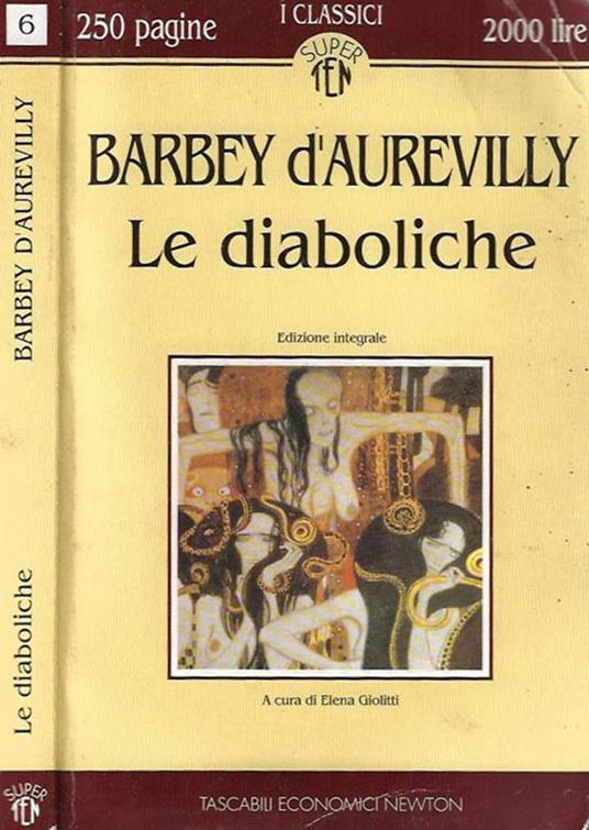 Le diaboliche - Jules-Amédée Barbey d'Aurevilly - copertina