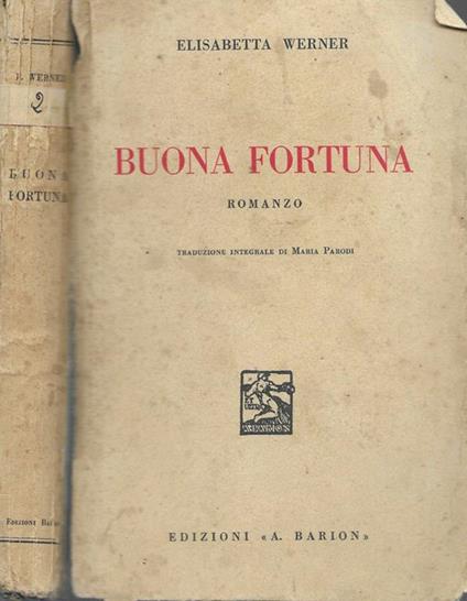 Buona fortuna - Elisabetta Werner - copertina