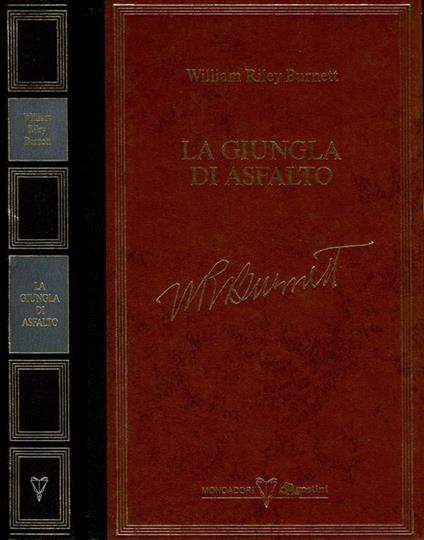 La giungla d'asfalto - William R. Burnett - copertina