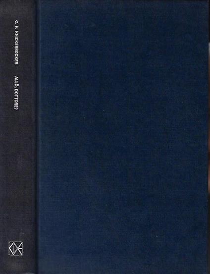 Allo, Dottore? - Charles H. Knickerbocker - copertina