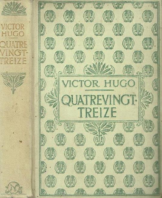 Quatrevingt - Treize - Victor Hugo - copertina