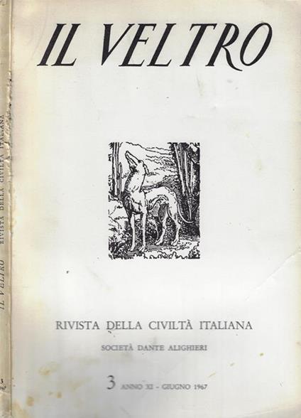 Il Veltro Anno 1967 n. 3 - copertina