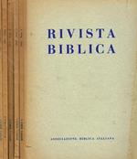 Rivista biblica. Organo dell'Associazione Biblica Italiana. Anno XIII, 1965, fasc.I II III IV e supplemento