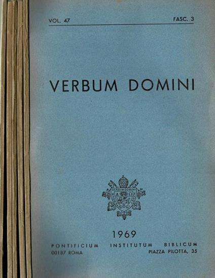 Verbum Domini - copertina