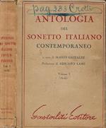 Antologia del Sonetto Italiano contemporaneo vol. I ( AG )