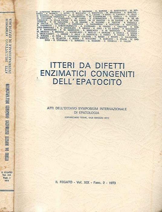 Il Fegato vol. XIX - fasc. 2 - Itteri e difetti enzimatici congeniti dell'Epatocito - copertina