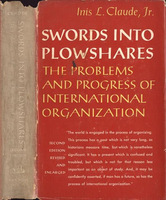 Swords into plowshares - copertina