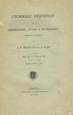 Giornale ligustico di archeologia, storia e letteratura. Anno XI, fasc.I-II, gennaio-febbraio 1884