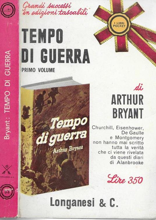Tempo di guerra - Arthur Bryant - copertina