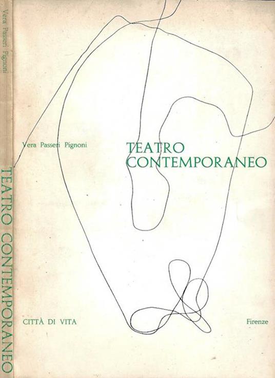 Teatro Contemporaneo - Vera Passeri Pignoni - copertina