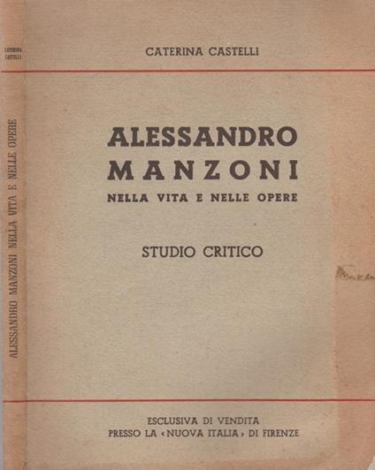 Alessandro Manzoni - copertina