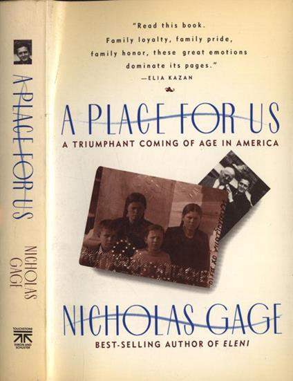 A place for us - Nicholas Chage - copertina