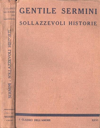 Sollazzevoli historie - Gentile Sermini - copertina