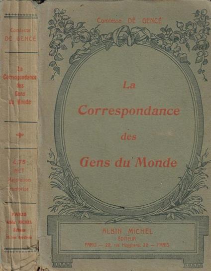 La correspondance des Gens du Monde - copertina