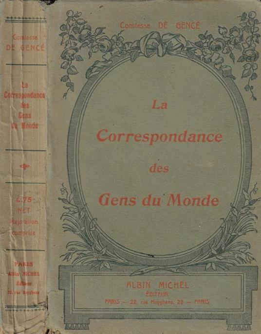 La correspondance des Gens du Monde - copertina