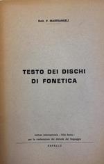 Testo dei dischi di fonetica
