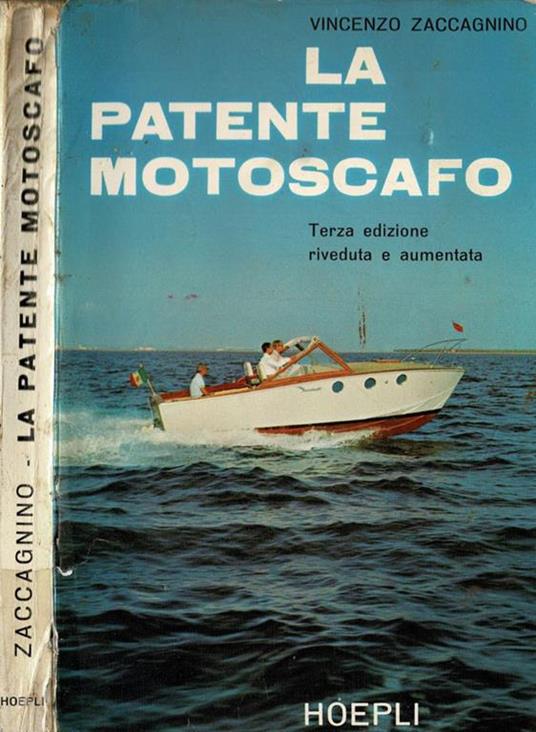 La Patente motoscafo - Vincenzo Zaccagnino - copertina