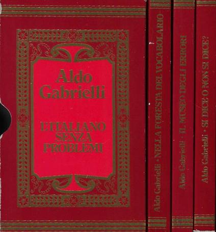 L' italiano senza problemi - Aldo Gabrielli - copertina
