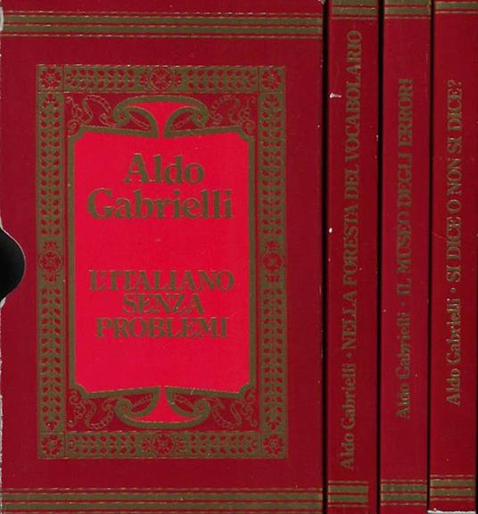 L' italiano senza problemi - Aldo Gabrielli - copertina