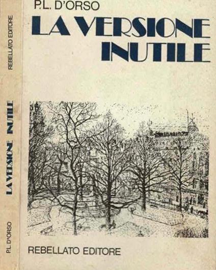 La versione inutile - copertina