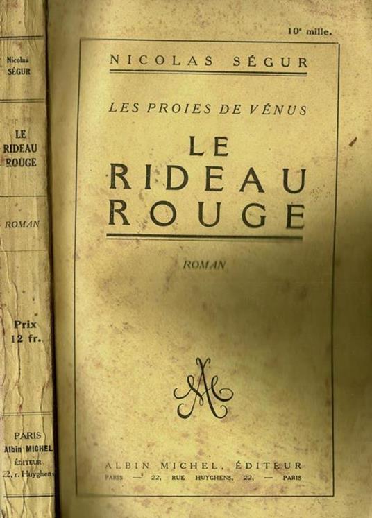 Les Proies de Vènus - Le Rideau Rouge - copertina