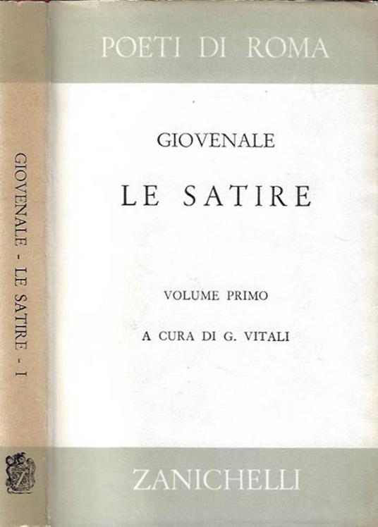 Le Satire vol. I - copertina