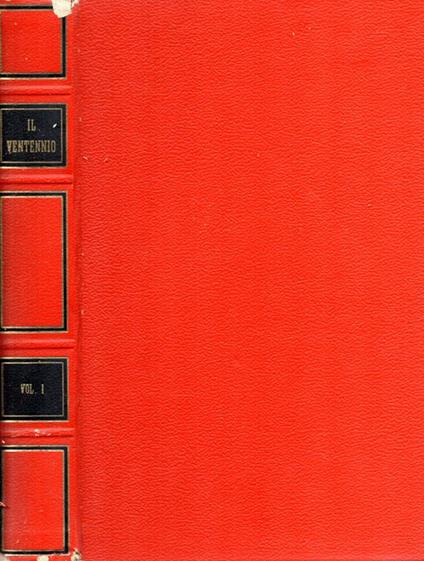 Il Ventennio (vol. I) - copertina
