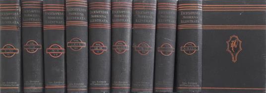 Enciclopedia moderna illustrata. Dizionario universale di cognizioni utili (9 Voll.) - copertina