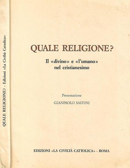 Quale religione? - copertina
