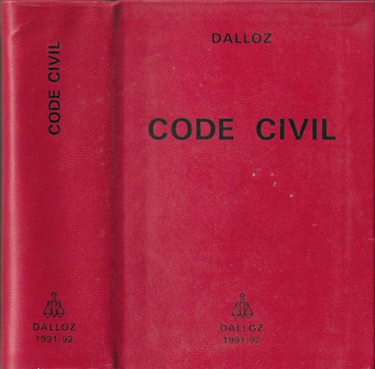 Code Civil – 1991-92 - copertina