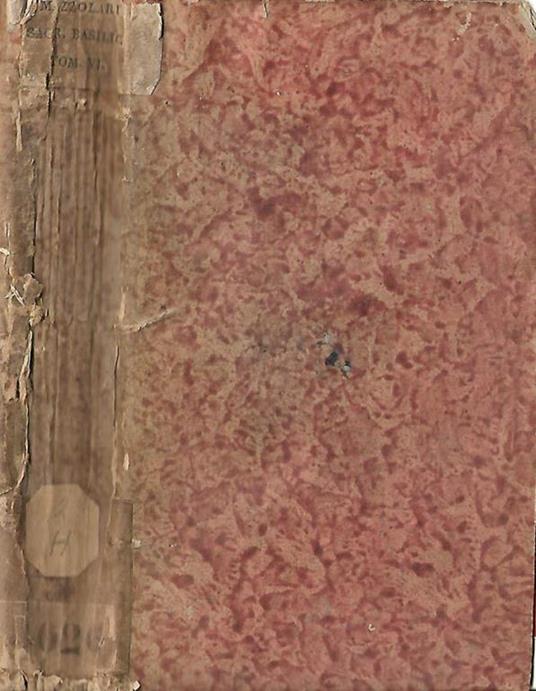 Le sagre basiliche del p. Giuseppe M. Mazzolari della Compagnia di Gesù – Tomo sesto - copertina