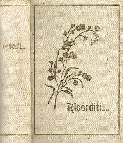 Ricorditi… - copertina