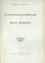 Commemorazione di Emilio Marengo