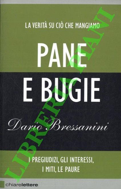 Pane e bugie - Dario Bressanini - copertina