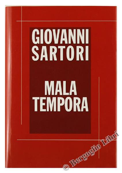 Mala Tempora - Giovanni Sartori - copertina