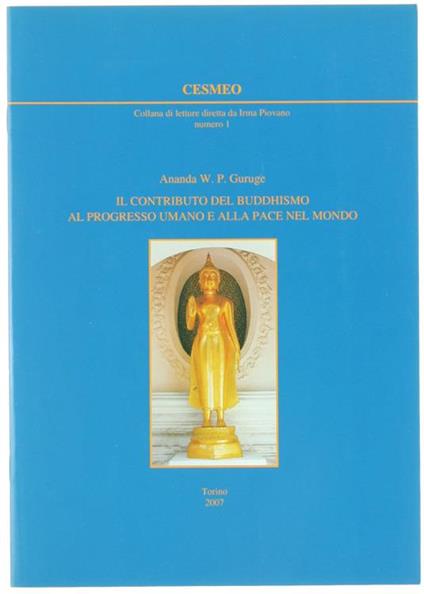 Il Contributo Del Buddhismo Al Progresso Umano e Alla Pace Nel Mondo - copertina