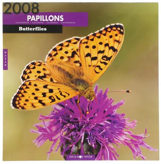 Papillons - Butterflies. Calendrier 2008 - copertina