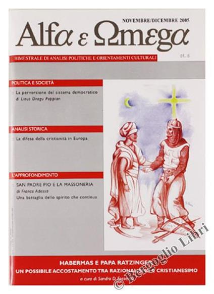 Alfa & Omega - Anno Ii, N. 6 - Novembre/Dicembre 2005. Bimestrale di Analisi Politiche e Orientamento Culturali - copertina