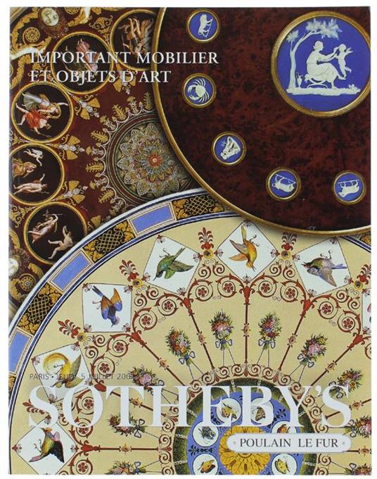 Important Mobilier Et Objets D'art. Paris, Jeudi 15 Juillet 2001 - copertina