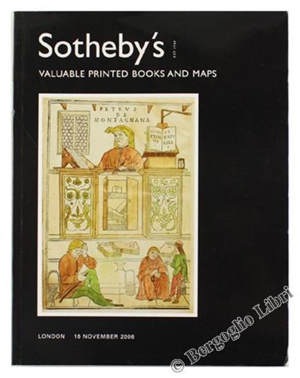 Valuable Printed Books And Maps - copertina